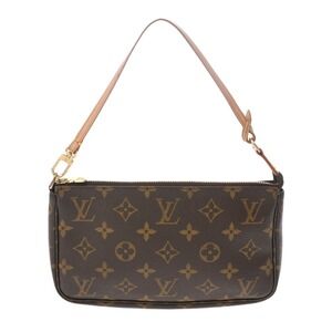 Louis Vuitton Monogram Canvas Pochette Accessoires Brown Accessory